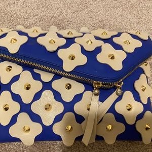 Henri Bendel flowered clutch